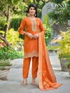 Mannat Vol 3 By Ossm Viscose Kurti With Bottom Dupatta Wholesalers In Surat
